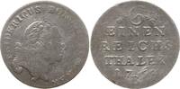 Brandenburg-Preußen 1/6 Taler Friedrich II., 1740 - 1786, Breslau -