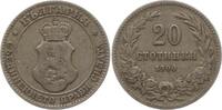 Bulgarien 20 Stotinki Ferdinand I., 1887 - 1918 -