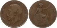 Großbritannien 1 Penny George V., 1910 - 1936 -