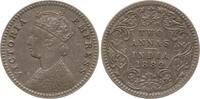 Indien 2 Annas Victoria, 1837 - 1901, Calcutta -