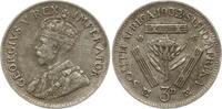 Südafrika 3 Pence George V., 1910 - 1936 -