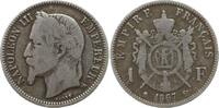 Frankreich, Kaiserreich 1 Franc Napoleon III., 1852 - 1870, Paris -