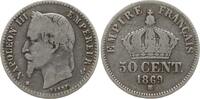 Frankreich, Kaiserreich 50 Centimes Napoleon III., 1852 - 1870, Straßburg -