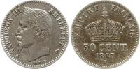 Frankreich, Kaiserreich 50 Centimes Napoleon III., 1852 - 1870, Straßburg -