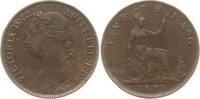 Großbritannien Farthing (1/4 Penny) Victoria, 1837 - 1901 -