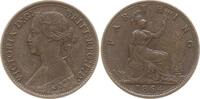 Großbritannien Farthing (1/4 Penny) Victoria, 1837 - 1901 -