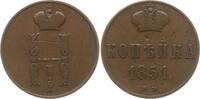 Russland 1 Kopeke Nikolaus I., 1825 - 1855, Warschau -