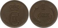 Dänemark, Königreich 1 Öre Christian IX., 1863 - 1906 -
