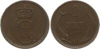 Dänemark, Königreich 1 Öre Christian IX., 1863 - 1906 -