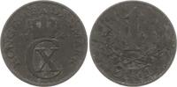 Dänemark, Königreich 1 Öre Christian X., 1912 - 1947, Zink -