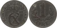 Dänemark, Königreich 1 Öre Christian X., 1912 - 1947, Zink -