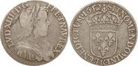 Frankreich, Königreich 1/2 Ecu a la mèche longue Ludwig XIV., 1643 - 1715, Bordeaux -