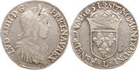 Frankreich, Königreich 1/2 Ecu a la mèche longue Ludwig XIV., 1643 - 1715, Bayonne -
