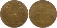 Frankreich, 3. Republik Bronzemedaille von Patey, Weltausstellung Paris, Ansicht Münze Paris, Arbeiter gießen Zaine -