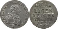 Brandenburg-Preußen 1/6 Taler Friedrich II., 1740 - 1786, Berlin -