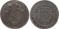 10 Kreuzer 1788 Frankfurt, Stadt  Sehr schön - vorzüglich, feine schwarze Patina, Korrosionsspuren