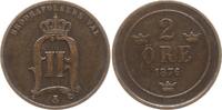 Schweden, Königreich 2 Öre Oskar II., 1872 - 1907 -