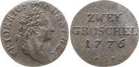 Brandenburg-Preußen 2 Gröschel Friedrich II., 1740 - 1786, Breslau -