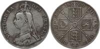 Großbritannien Double Florin (4 Shillings) Victoria, 1837 - 1901 -