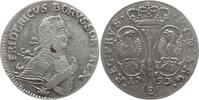 Brandenburg-Preußen 6 Gröscher Friedrich II., 1740 - 1786, Königsberg, ohne ST am Armabschnitt -