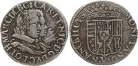 Lothringen, Herzogtum Teston Karl IV. und Nicole, 1624 - 1625, Nancy -