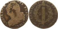 Frankreich, Constitution 2 Sols Metz, An 4 -