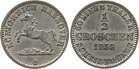 Hannover, Königreich 1/2 Groschen Georg V., 1851 - 1866, glatter Rand -
