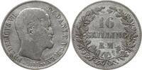Dänemark, Königreich 16 Skilling Frederik VII., 1848 - 1863 -