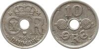 Dänemark, Königreich 10 Öre Christian X., 1912 - 1947 -