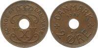 Dänemark, Königreich 2 Öre Christian X., 1912 - 1947 -