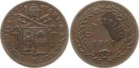 Kirchenstaat Quattrino Gregor XVI., 1831 - 1846, Rom, Jz. im Stempel aus 1840 geändert -
