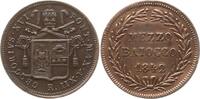 Kirchenstaat 1/2 (Mezzo) Baiocco Gregor XVI., 1831 - 1846, Rom -