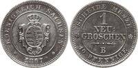 Sachsen, Königreich 1 Neugroschen Johann, 1854 - 1873 -