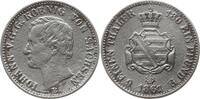 Sachsen, Königreich 1/6 Taler Johann, 1854 - 1873 -