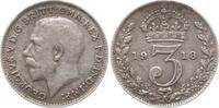Großbritannien 3 Pence George V., 1910 - 1936 -