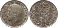 Großbritannien 3 Pence George V., 1910 - 1936 -