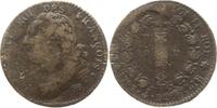 Frankreich, Constitution 12 Deniers Straßburg, An 4, FRANCOIS, mdc (Glockenmetall) -