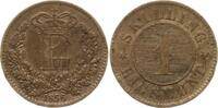 Dänemark, Königreich 1 Skilling Rigsmont Frederik VII., 1848 - 1863 -