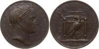 Bronzemedaille 1805 Frankreich, 1. Kaiserreich Napoleon I., 1804 - 1815, v. Andrieu u. Brenet, Aufl. des Feldlager von Boulogne Sehr schön, Korro...