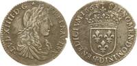 Frankreich, Königreich 1/12 Ecu au buste juvénile Ludwig XIV., 1643 - 1715, Lyon -