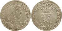 Frankreich, Königreich 1/12 Ecu au buste juvénile Ludwig XIV., 1643 - 1715, Aix -
