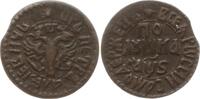 Polushka (1/4 Kopeke) 1706 Russland Peter I., 1689 - 1725, Moskau, Naberezhny Münzhof Selten, gutes sehr schön, min. ZE