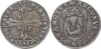 Italien, Venedig Scudo della Croce zu 140 Soldi Pasquale Cicogna, 1585 - 1595, Mzz.: AB, Münzmeister Alvise Baffo, 1585 - 1587 -