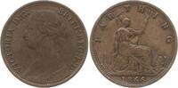 Großbritannien Farthing (1/4 Penny) Victoria, 1837 - 1901 -