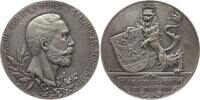 Schwarzburg-Sondershausen Silbermedaille Karl Günther, 1880 - 1909, v. P. Fliegner, auf sein 25. Regierungsjubiläum -