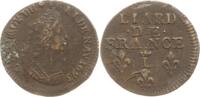 Frankreich, Königreich Liard de France Ludwig XIV., 1643 - 1715, Lille -