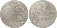 Sachsen-Coburg-Saalfeld, Herzogtum 3 Kreuzer Ernst, 1806 - 1826 -