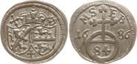 Bamberg, Bistum Dreier (1/84 Taler) Marquard Sebastian Schenk von Staufenberg, 1683 - 1693 -
