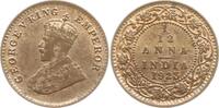 Indien 1/12 Anna George V., 1910 - 1936 -