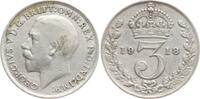 Großbritannien 3 Pence George V., 1910 - 1936 -